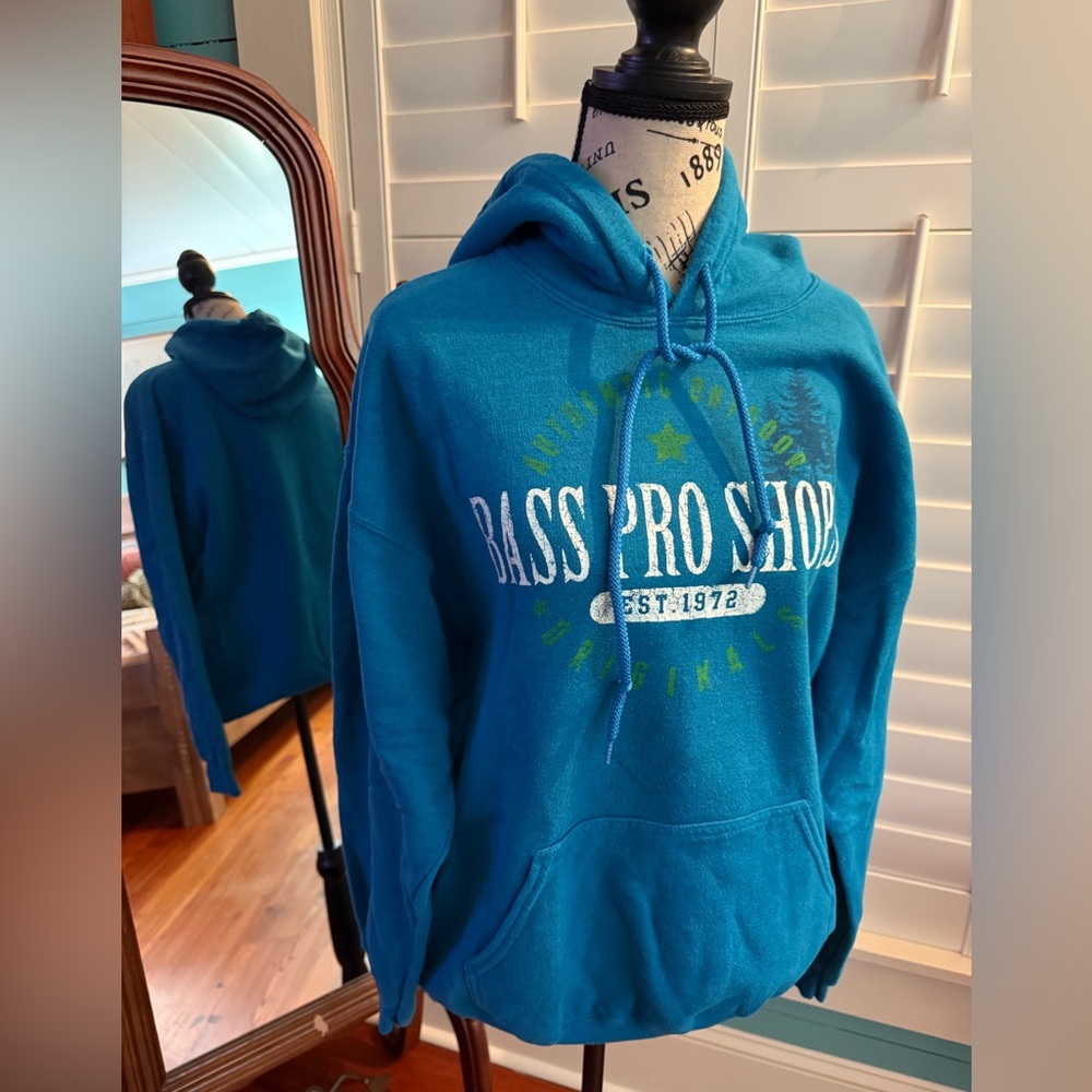 Bass Pro Shops Beautiful Blue Hoodie